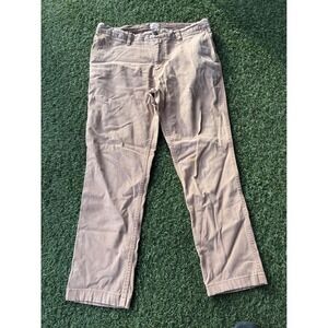FAHERTY BRAND Men's Khaki Chino Pants Size 32 Straight Leg Casual Trousers
